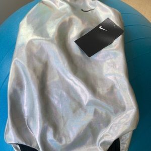 NWT Nike silver one piece